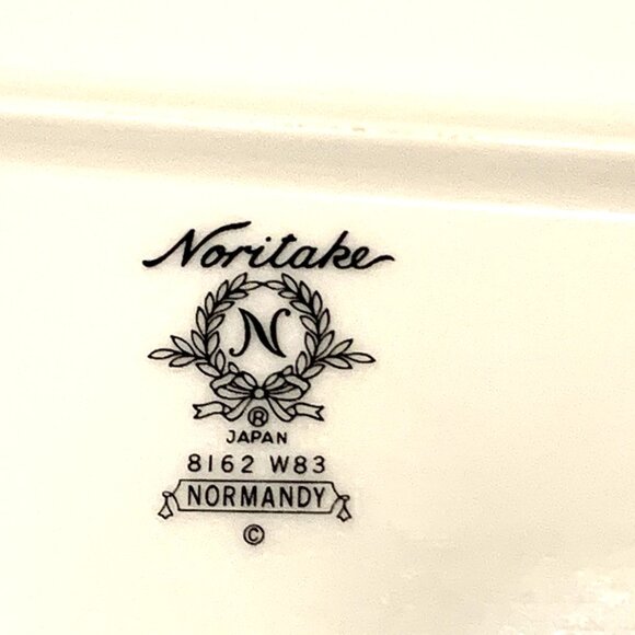 Noritake Normandy 8162 W83 Oval Serving Plate Vintage Serving Dish 13 3/4” - Picture 3 of 5